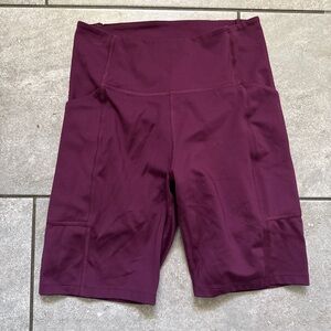 Girlfriend Collective Women's Purple Bike Shorts